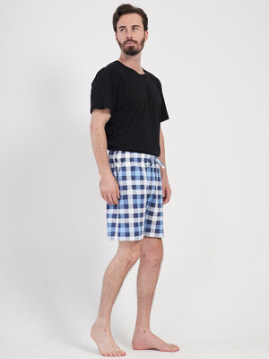 Купить Хлопковые шорты в клетку VIENETTA MAN 4085102754 в Украина в Lingerie.ua - Одяг для дому та відпочинку, Фото 4