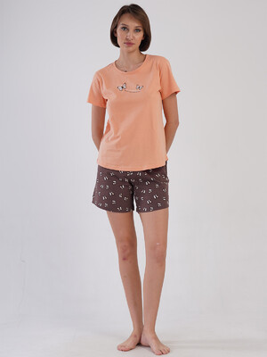 Купить Хлопковый комплект с шортами VIENETTA 4081734906 в Украина в Lingerie.ua - Одяг для дому та відпочинку, Фото 7