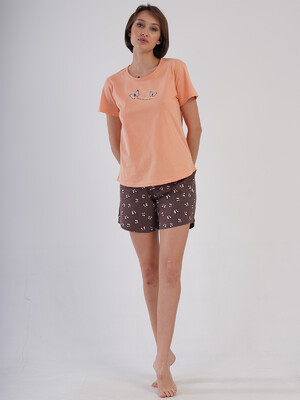 Купить Хлопковый комплект с шортами VIENETTA 4081734906 в Украина в Lingerie.ua - Одяг для дому та відпочинку, Фото 8