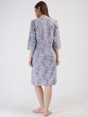 Купить Хлопковый халат на молнии VIENETTA 4082455598 в Украина в Lingerie.ua - Одяг для дому та відпочинку, Фото 6