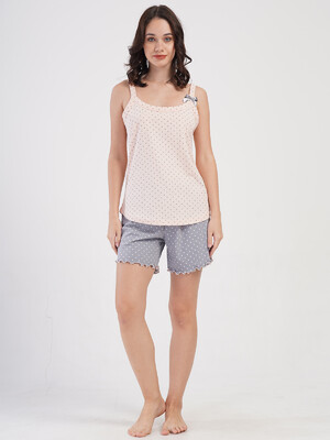 Купить Хлопковый комплект с шортами VIENETTA 4084581248 в Украина в Lingerie.ua - Одяг для дому та відпочинку, Видео