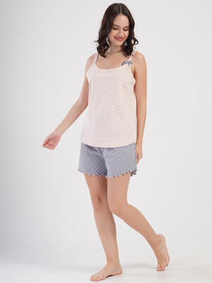 Купить Хлопковый комплект с шортами VIENETTA 4084581248 в Украина в Lingerie.ua - Одяг для дому та відпочинку, Фото 3