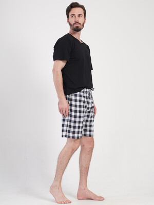 Купить Бавовняні шорти чоловічі в клітинку VIENETTA MAN 4082331335 в Украина в Lingerie.ua - Одяг для дому та відпочинку, Фото 5
