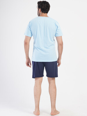 Купить Бавовняний літній костюм чоловічий з шортами VIENETTA MAN 4051340000 в Украина в Lingerie.ua - Одяг для дому та відпочинку, Фото 9