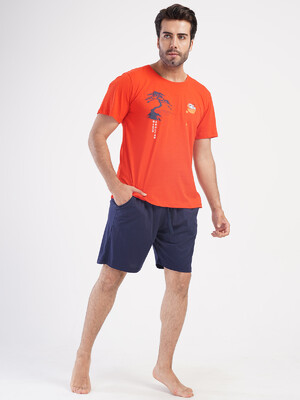 Купить Бавовняний літній костюм чоловічий з шортами VIENETTA MAN 4051340000 в Украина в Lingerie.ua - Одяг для дому та відпочинку, Фото 8