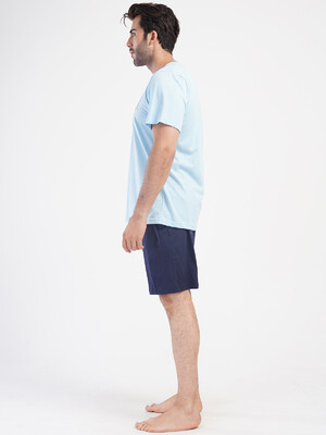 Купить Бавовняний літній костюм чоловічий з шортами VIENETTA MAN 4051340000 в Украина в Lingerie.ua - Одяг для дому та відпочинку, Фото 7