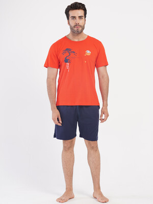 Купить Бавовняний літній костюм чоловічий з шортами VIENETTA MAN 4051340000 в Украина в Lingerie.ua - Одяг для дому та відпочинку, Фото 6