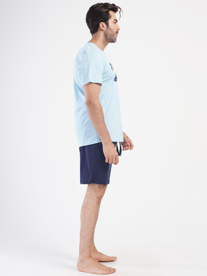 Купить Бавовняний літній костюм чоловічий з шортами VIENETTA MAN 4051340000 в Украина в Lingerie.ua - Одяг для дому та відпочинку, Фото 5