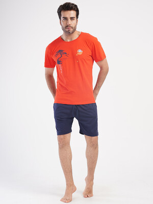 Купить Бавовняний літній костюм чоловічий з шортами VIENETTA MAN 4051340000 в Украина в Lingerie.ua - Одяг для дому та відпочинку, Фото 15