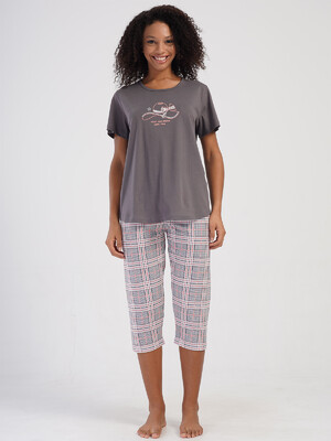 Купить Хлопковый летний комплект большого размера VIENETTA 4070872057 в Украина в Lingerie.ua - Одяг для дому та відпочинку, Фото 2