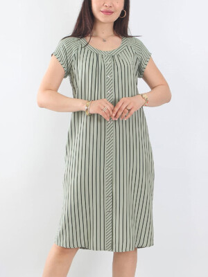 Купить Летнее платье на пуговицах с коротким рукавом JEN 05120 в Украина в Lingerie.ua - Одяг для дому та відпочинку, Фото 2