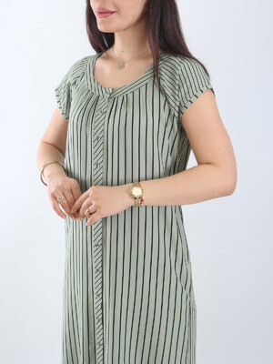 Купить Летнее платье на пуговицах с коротким рукавом JEN 05120 в Украина в Lingerie.ua - Одяг для дому та відпочинку, Фото 3