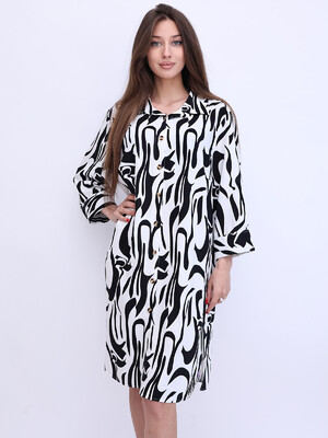 Купить Сукня з довгим рукавом на ґудзиках LINGERIE 170766 в Украина в Lingerie.ua - Одяг для дому та відпочинку, Фото 2