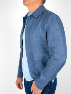 Купить Чоловічий лляний піджак FORMENTI FSP-1572 в Украина в Lingerie.ua - Одяг для дому та відпочинку, Фото 4