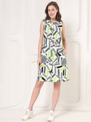 Купить Летнее платье из вискозы на пуговицах JEN 05137 в Украина
