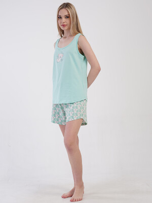 Купить Хлопковый комплект из майки и шорт VIENETTA 4101097973 в Украина в Lingerie.ua - Одяг для дому та відпочинку, Фото 5