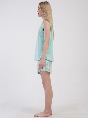 Купить Хлопковый комплект из майки и шорт VIENETTA 4101097973 в Украина в Lingerie.ua - Одяг для дому та відпочинку, Фото 6