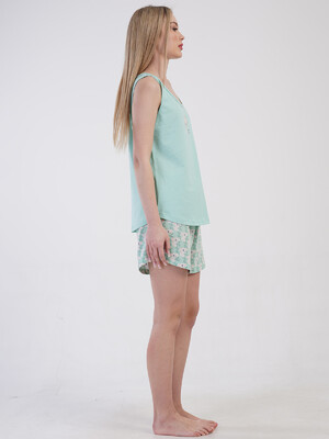 Купить Хлопковый комплект из майки и шорт VIENETTA 4101097973 в Украина в Lingerie.ua - Одяг для дому та відпочинку, Фото 7