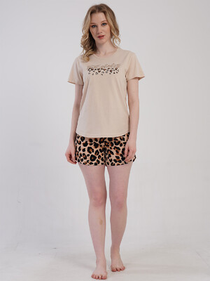 Купить Хлопковый комплект женский с шортами VIENETTA 5021624962 в Украина в Lingerie.ua - Одяг для дому та відпочинку, Видео
