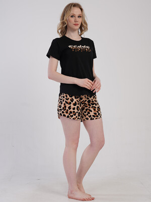 Купить Хлопковый комплект женский с шортами VIENETTA 5021624962 в Украина в Lingerie.ua - Одяг для дому та відпочинку, Фото 5