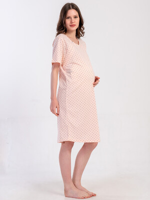 Купить Бавовняна туніка для вагітних і годуючих мам VIENETTA 5033081248 в Украина в Lingerie.ua - Одяг для дому та відпочинку, Фото 3