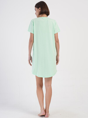 Купить Хлопковая домашняя туника с коротким рукавом VIENETTA 4070730000 в Украина в Lingerie.ua - Одяг для дому та відпочинку, Фото 6