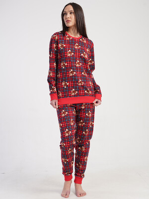 Купить Бавовняний домашній костюм з довгим рукавом VIENETTA 5010510520 в Украина