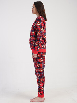 Купить Байковый домашний костюм с длинным рукавом VIENETTA 5010510520 в Украина в Lingerie.ua - Одяг для дому та відпочинку, Фото 2