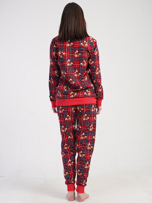 Купить Байковый домашний костюм с длинным рукавом VIENETTA 5010510520 в Украина в Lingerie.ua - Одяг для дому та відпочинку, Фото 4