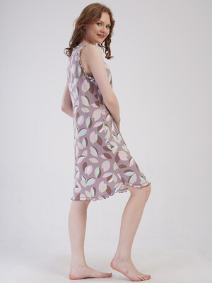 Купить Хлопковая домашняя туника большого размера VIENETTA 4091360821 в Украина в Lingerie.ua - Одяг для дому та відпочинку, Фото 2