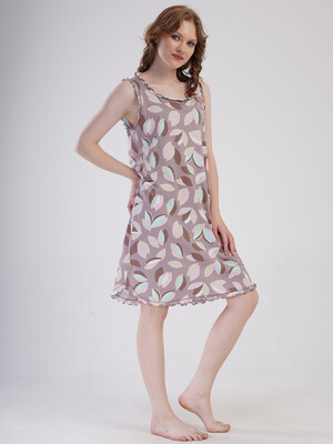 Купить Хлопковая домашняя туника большого размера VIENETTA 4091360821 в Украина в Lingerie.ua - Одяг для дому та відпочинку, Фото 5