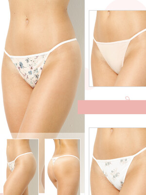 Бавовняні трусики стрінги комплект 7 в 1 SEVIM 13022