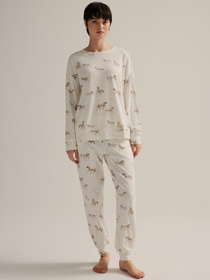 Купить Хлопковый домашний комплект с брюками HAYS 62515 в Украина в Lingerie.ua - Одяг для дому та відпочинку, Фото 1