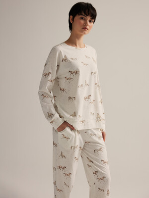 Купить Хлопковый домашний комплект с брюками HAYS 62515 в Украина в Lingerie.ua - Одяг для дому та відпочинку, Фото 4