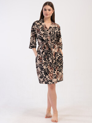 Купить Хлопковый халат женский большого размера VIENETTA 4080633526 в Украина