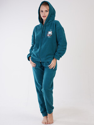 Купить Флисовый костюм женский с капюшоном VIENETTA 3050060000 в Украина в Lingerie.ua - Одяг для дому та відпочинку, Фото 6