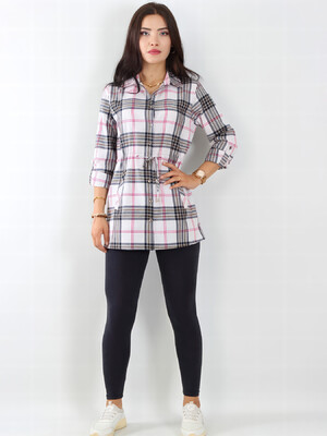 Купить Жіночий костюм з фланелевої сорочки та леггінсів JEN 03484 в Украина
