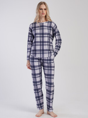 Купить Теплий домашній костюм жіночий з довгим рукавом VIENETTA 3121010000 в Украина в Lingerie.ua - Одяг для дому та відпочинку, Фото 2