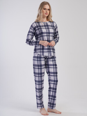 Купить Теплий домашній костюм жіночий з довгим рукавом VIENETTA 3121010000 в Украина в Lingerie.ua - Одяг для дому та відпочинку, Фото 3