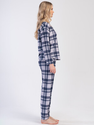 Купить Теплий домашній костюм жіночий з довгим рукавом VIENETTA 3121010000 в Украина в Lingerie.ua - Одяг для дому та відпочинку, Фото 4