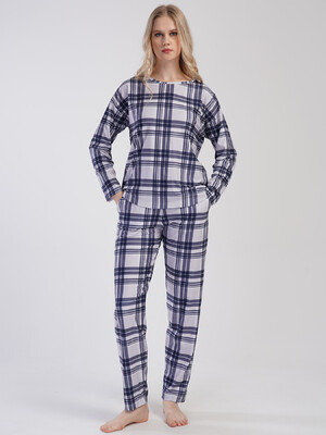 Купить Теплий домашній костюм жіночий з довгим рукавом VIENETTA 3121010000 в Украина в Lingerie.ua - Одяг для дому та відпочинку, Фото 6