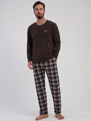 Купить Хлопковый домашний комплект с длинным рукавом VIENETTA MAN 5031143051 в Украина в Lingerie.ua - Одяг для дому та відпочинку, Фото 6