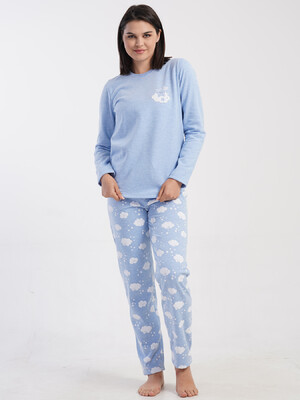 Купить Байковый домашний комплект с длинным рукавом VIENETTA 5030881071 в Украина в Lingerie.ua - Одяг для дому та відпочинку, Фото 3