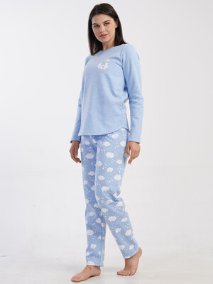 Купить Байковый домашний комплект с длинным рукавом VIENETTA 5030881071 в Украина в Lingerie.ua - Одяг для дому та відпочинку, Фото 4