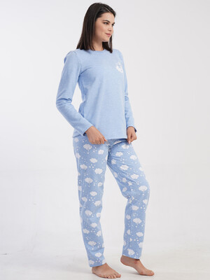 Купить Байковый домашний комплект с длинным рукавом VIENETTA 5030881071 в Украина в Lingerie.ua - Одяг для дому та відпочинку, Фото 9