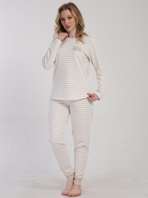 Купить Фланелевый домашний костюм с длинным рукавом VIENETTA 5040510000 в Украина в Lingerie.ua - Одяг для дому та відпочинку, Фото 4