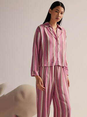 Купить Штапельная классическая пижама с брюками HAYS 62326 в Украина в Lingerie.ua - Одяг для дому та відпочинку, Фото 2