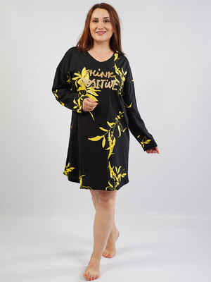 Купить Бавовняна домашня туніка великого розміру VIENETTA 1053002690 в Украина