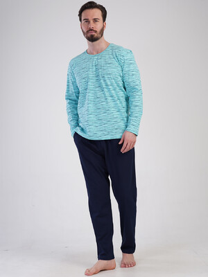 Купить Бавовняний домашній костюм з довгим рукавом VIENETTA MAN 5020563878 в Украина в Lingerie.ua - Одяг для дому та відпочинку, Фото 4