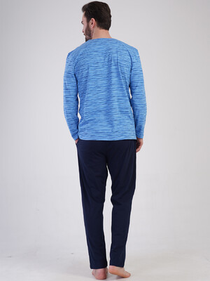 Купить Бавовняний домашній костюм з довгим рукавом VIENETTA MAN 5020563878 в Украина в Lingerie.ua - Одяг для дому та відпочинку, Фото 5